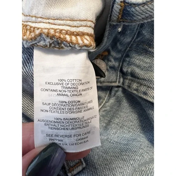 Madewell The Perfect Summer Jean Women's Size 27 Fitzgerald Wash - Picture 10 of 12